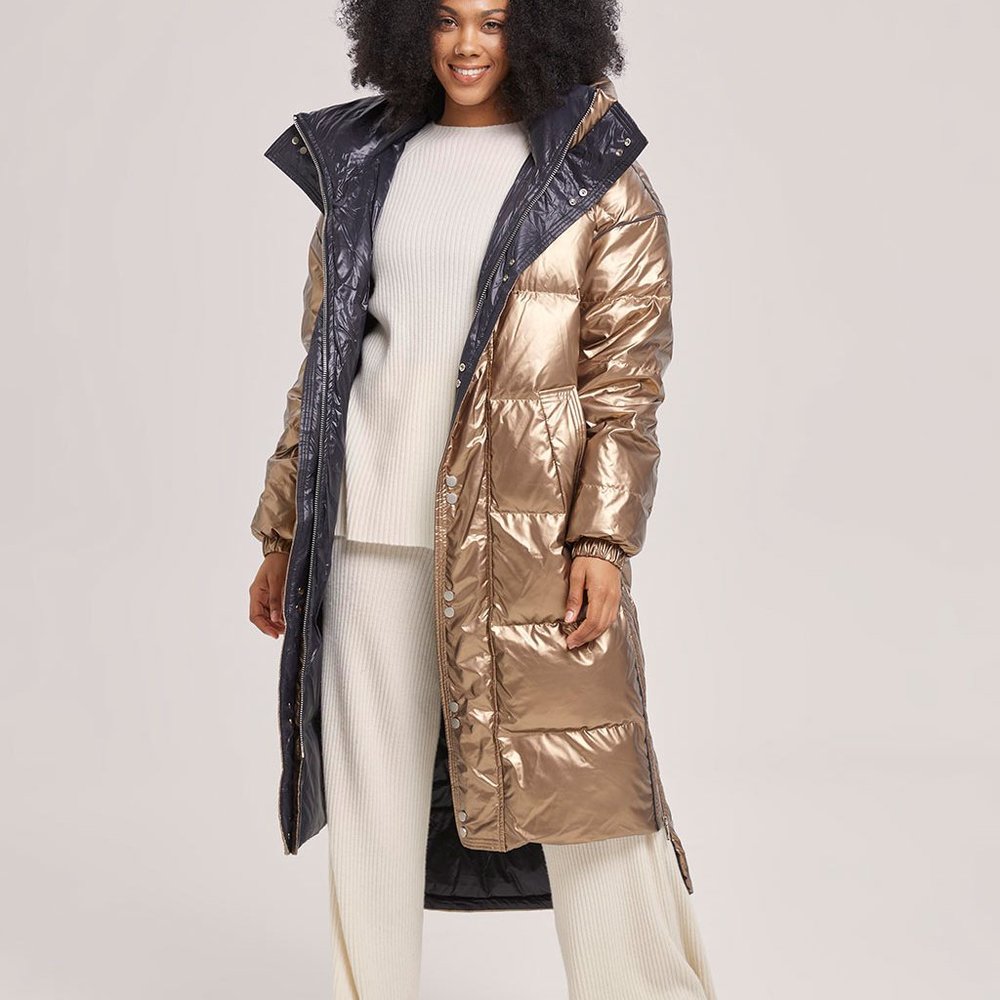 Hooded Quilted Shell Down Coat